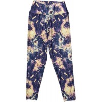 CALÇA LEGGING LIVE LESSY ESTAMPADO - ROXO/AMARELO